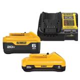 20V MAX Battery Kit: 5.0Ah & 2.0Ah Packs