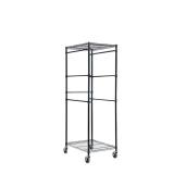 HDX Steel Wire 2-Shelf Tote Rack (22x69x28.5)