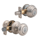 Kwikset SmartKey Juno Satin KW1 1-3/4 in