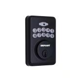 Radius Matte Black Electronic Keypad Deadbolt