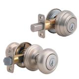 Kwikset SmartKey Juno Satin KW1 1-3/4 in