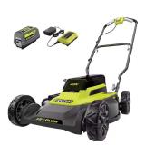 40V 18' 2-in-1 Cordless Lawn Mower 6.0Ah