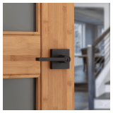 Kwikset Halifax Matte Black Door Knob