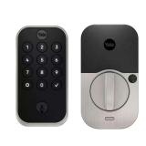 Smart Door Lock with Bluetooth & Keypad; Satin Ni