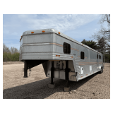 1995 Sidekick 3 Horse Slant Horse Trailer