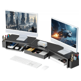 Gianotter Monitor Stand Riser, Organizer Black