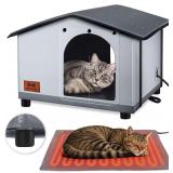 SHU UFANRO Heated Cat House with Pad (20x17x16)