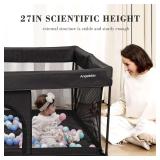 ANGELBLISS 50x50 Foldable Baby Playpen with Bag