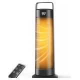 Space Heater 1500W Large Room, PTC Ceramic, Remote