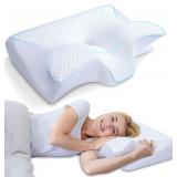 HOMCA Memory Foam Cervical Pillow, 2-in-1