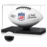 JupDec Football Display Case, Full Size, Black