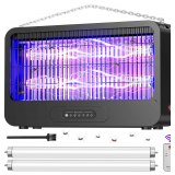 Electric Bug Zapper 3500V Dual Grid (Black)