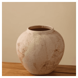 Rustic Ceramic Vase   7.9' Wabi-Sabi Flower Vase