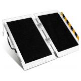 2FT Portable Wheelchair Ramp, Lightweight Aluminum