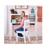 Guidecraft Kids  Media Desk with Hutch and Chair