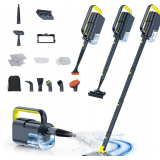 ScrubWiz Steam Mop with Detachable Handheld