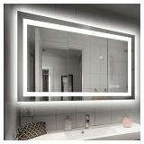 Hivone 40X32 LED Bathroom Mirror with Lights (50)