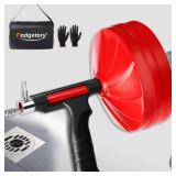 Drain Snake Auger, 50 ft Flexible Plumbing Snake