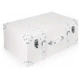 DreamsEden Wooden Storage Suitcase White Trunk