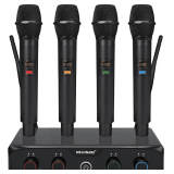 MELONARE 4-Channel UHF Wireless Mic System
