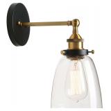 Pathson Vintage Wall Sconce with Clear Glass