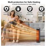 Portable Space Heater 1500W Ceramic w/ Thermostat
