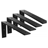 WINKER Countertop Support Brackets 4 Pack Black