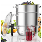 PYY Steam Juicer 11QT, 3-Layer SS with Lid