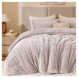 BEDELITE Fleece King Comforter Set, Pink