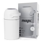 LA Baby Odor-Free Diaper Pail - White