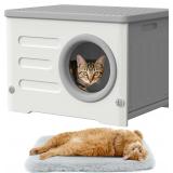 Outdoor Cat House Weatherproof Shelter
