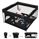 ANGELBLISS 50x50 Foldable Baby Playpen with Bag