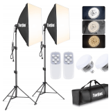 Torjim Softbox Lighting Kit, 2Pcs 27' x 27'