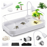 Large Turtle Tank Kit with Lamp and Filter