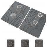2 Pack Stone Drying Mat 16x12, Double-Sided DEER