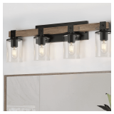 DUJAHMLAND Farmhouse Vanity Light, 4 Light Sconce