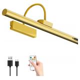 Bridika Picture Light, 19.7in, 3 Colors, Gold