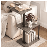 Faesun Swivel Side Table for Couch Arm, C-table