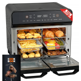 24Qt Dual Zone Air Fryer Oven with Rotisserie