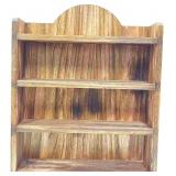 Rustic Wood Rack Shelf for Lenox Spice Jars