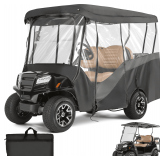 KEMIMOTO Golf Cart Enclosure 4-Pass Rain Cover