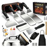 120 Pcs Griddle Kit for Hibachi Grill Tools Set