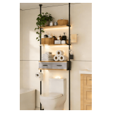 Over-toilet 4-Tier Bathroom Organizer Shelf