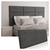 Twin Headboard, Dark Grey, Peel & Stick Panels