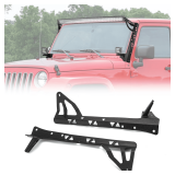 Jeep JK Windshield Frame Light Bracket 52' LED