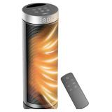 Ceramic Space Heater with Remote, 3 Modes, Safe