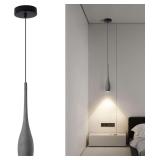 Black Pendant Light for Kitchen Island, LED Lens