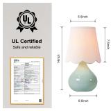 Cordless 14' Table Lamp, Rechargeable Green
