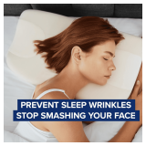 Anti Wrinkle Side Sleeper Pillow with Case