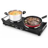 Techwood ES-3203 Hot Plate Double Burner 1800W